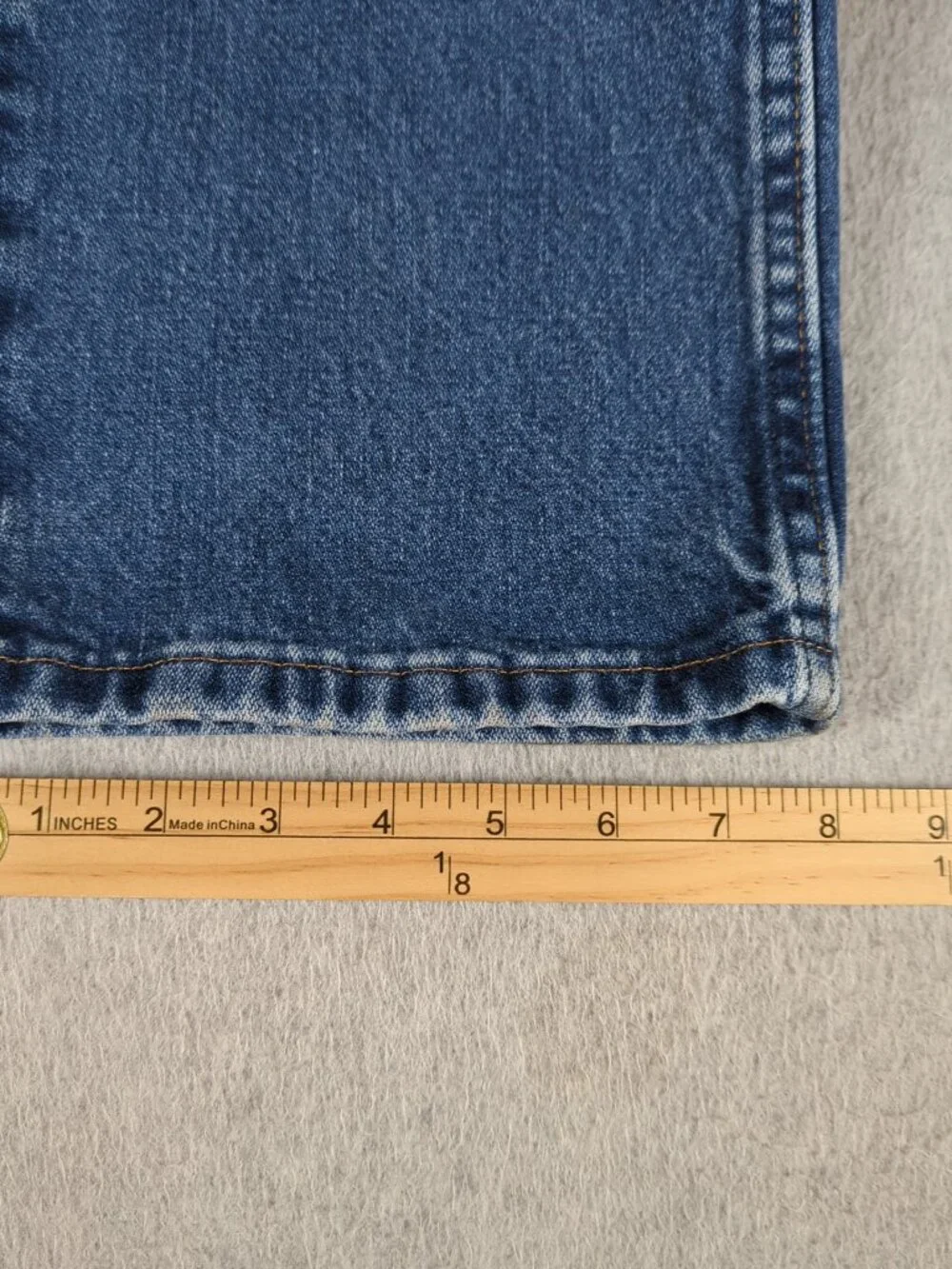 Wrangler Jeans Men's 35x34 (Actual 34x34) Blue Cowboy Cut Straight 1013MWZGK